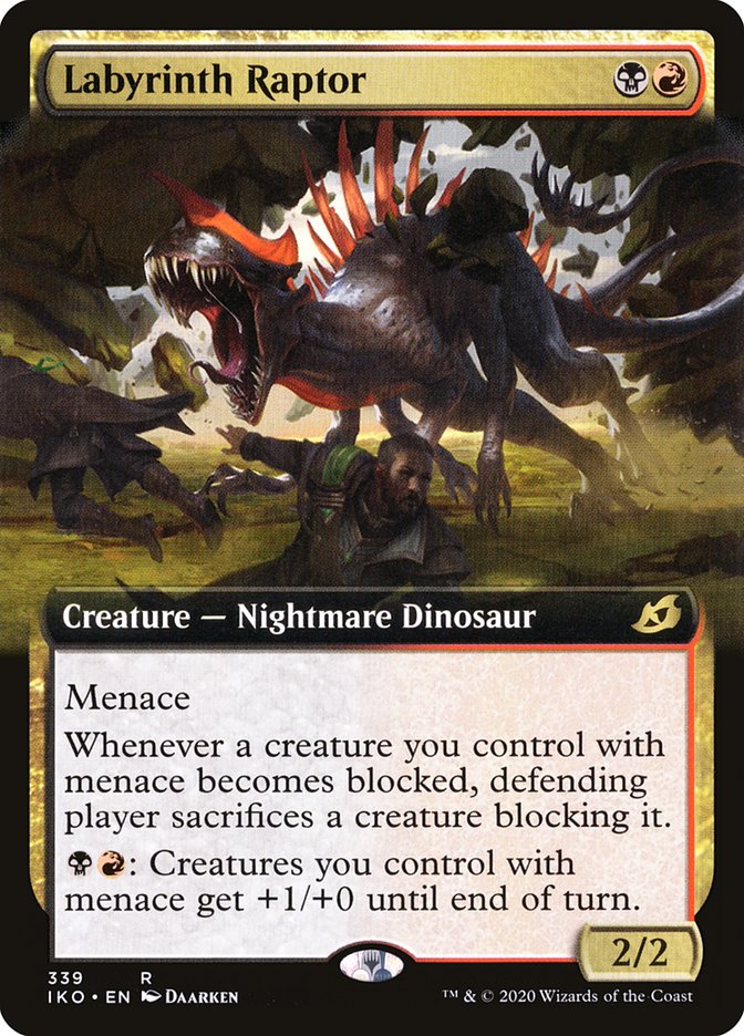 Labyrinth Raptor (Extended Art) [Ikoria: Lair of Behemoths] - The Mythic Store | 24h Order Processing