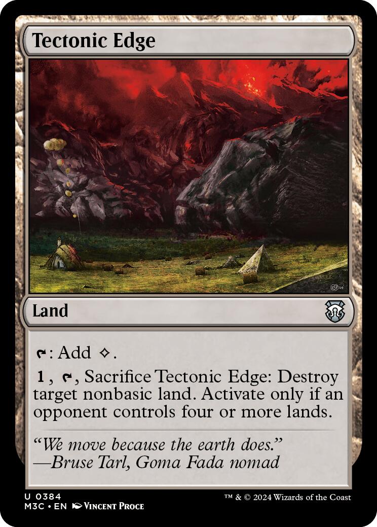 Tectonic Edge [Modern Horizons 3 Commander] - The Mythic Store | 24h Order Processing