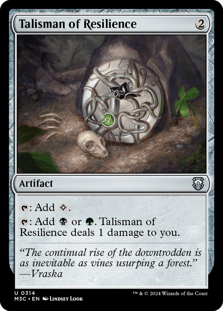 Talisman of Resilience [Modern Horizons 3 Commander] - The Mythic Store | 24h Order Processing