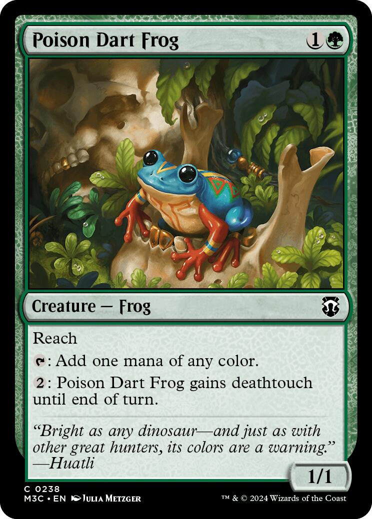 Poison Dart Frog [Modern Horizons 3 Commander] - The Mythic Store | 24h Order Processing