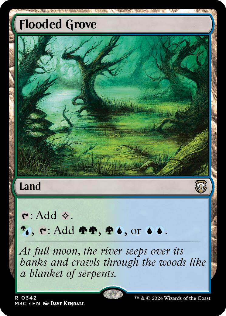 Flooded Grove [Modern Horizons 3 Commander] - The Mythic Store | 24h Order Processing