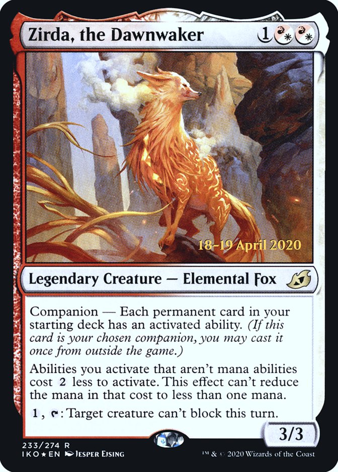 Zirda, the Dawnwaker [Ikoria: Lair of Behemoths Prerelease Promos] - The Mythic Store | 24h Order Processing