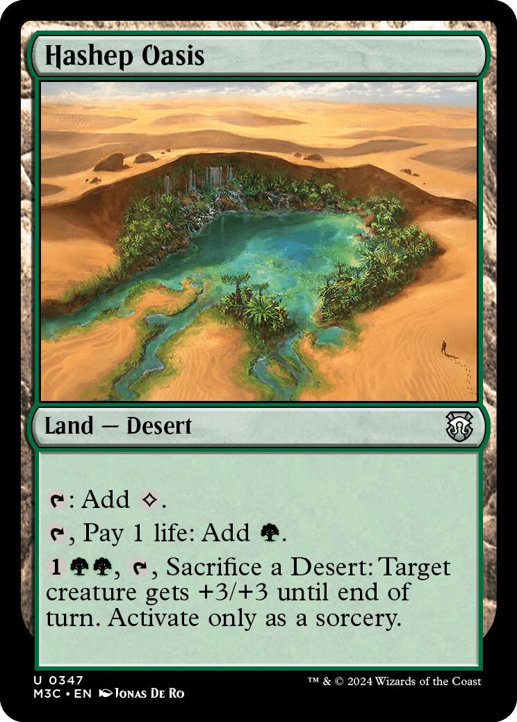 Hashep Oasis [Modern Horizons 3 Commander] - The Mythic Store | 24h Order Processing