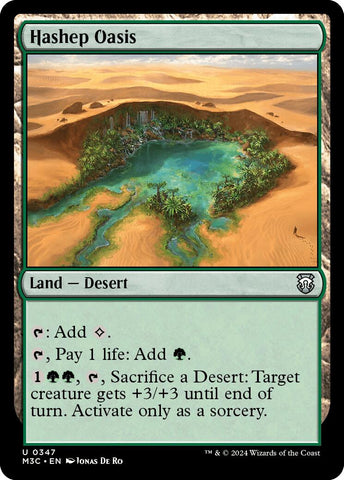 Hashep Oasis [Modern Horizons 3 Commander] - The Mythic Store | 24h Order Processing