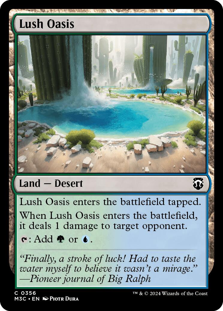 Lush Oasis [Modern Horizons 3 Commander] - The Mythic Store | 24h Order Processing