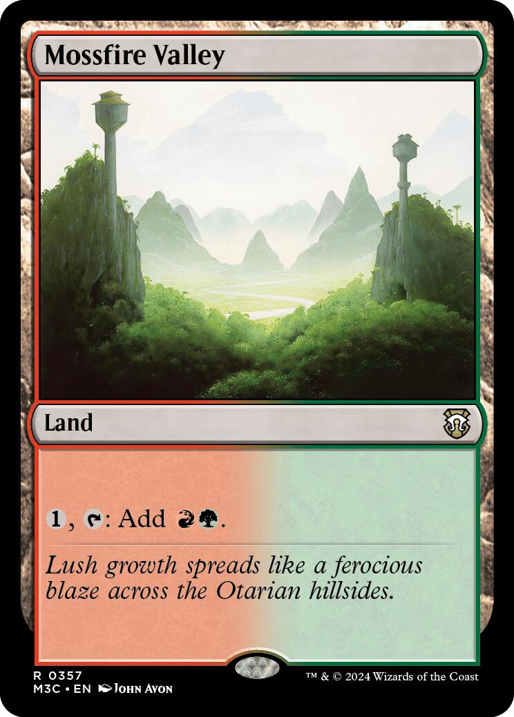 Mossfire Valley [Modern Horizons 3 Commander] - The Mythic Store | 24h Order Processing