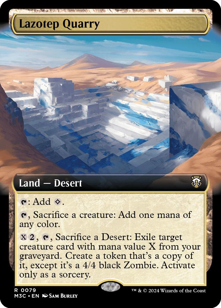 Lazotep Quarry (Extended Art) (Ripple Foil) [Modern Horizons 3 Commander] - The Mythic Store | 24h Order Processing