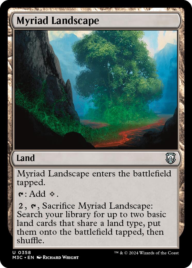 Myriad Landscape [Modern Horizons 3 Commander] - The Mythic Store | 24h Order Processing