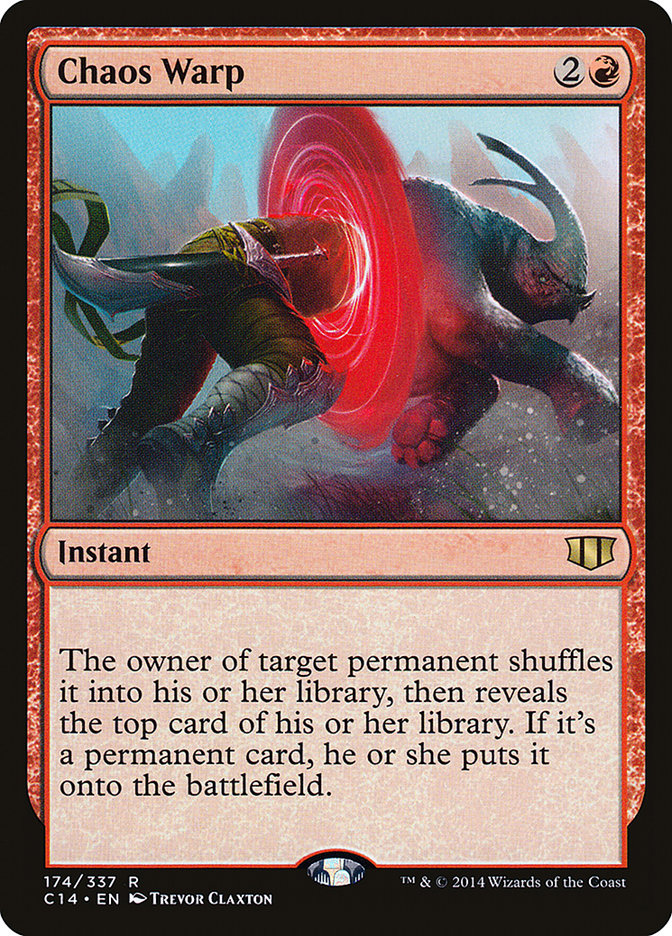 Chaos Warp [Commander 2014] - The Mythic Store | 24h Order Processing