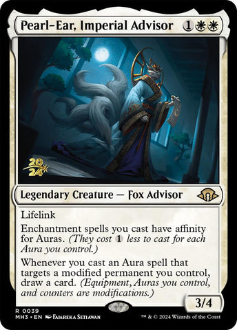 Pearl-Ear, Imperial Advisor [Modern Horizons 3 Prerelease Promos] - The Mythic Store | 24h Order Processing