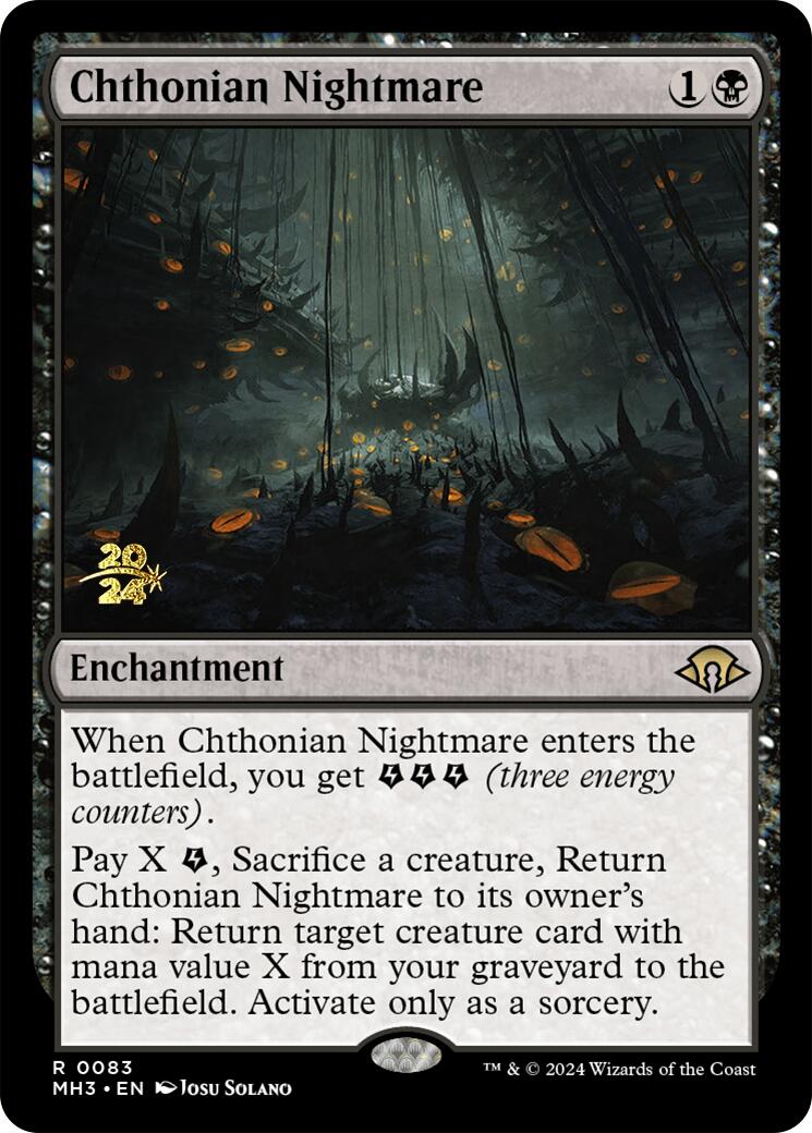 Chthonian Nightmare [Modern Horizons 3 Prerelease Promos] - The Mythic Store | 24h Order Processing