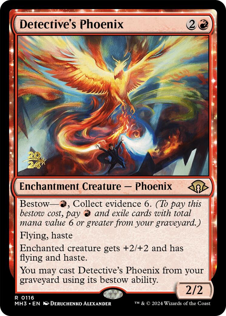 Detective's Phoenix [Modern Horizons 3 Prerelease Promos] - The Mythic Store | 24h Order Processing