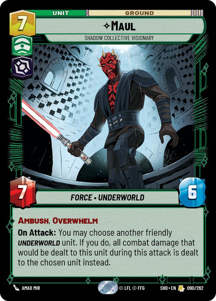 Maul - Shadow Collective Visionary (090/262) (090/262) [Shadows of the Galaxy] - The Mythic Store | 24h Order Processing