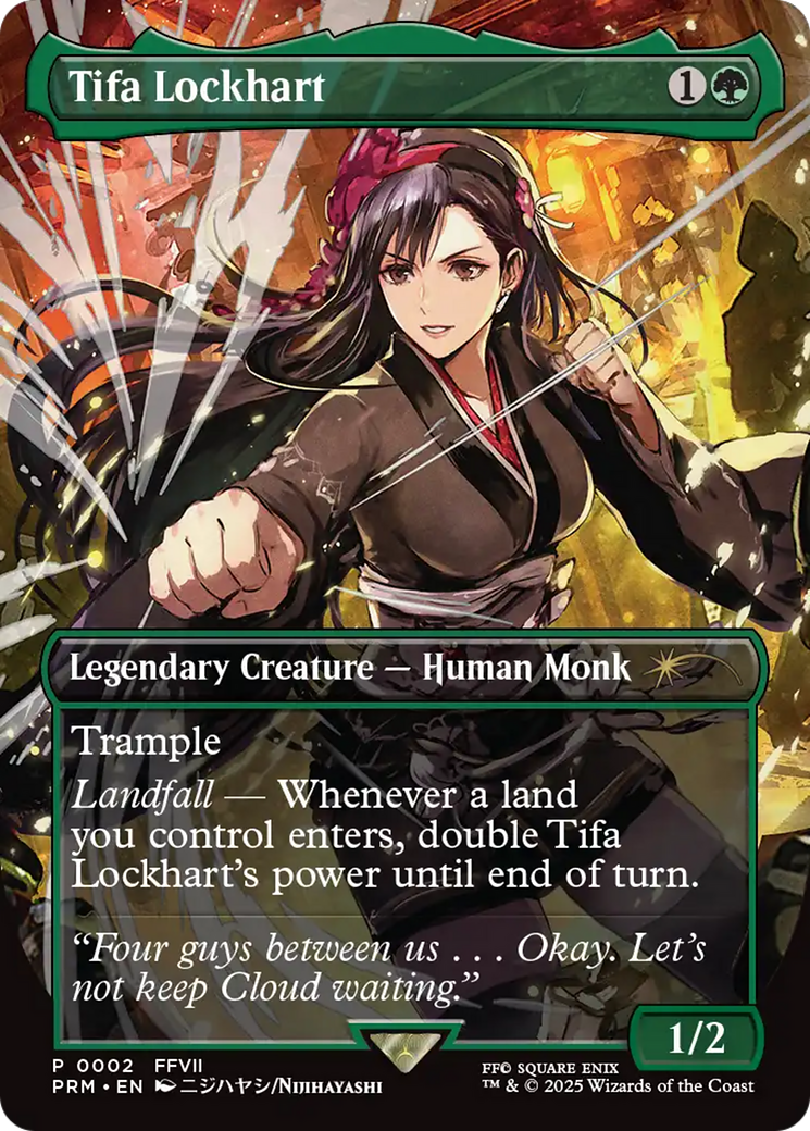 Tifa Lockhart (Borderless) [MagicFest 2025] - The Mythic Store | 24h Order Processing