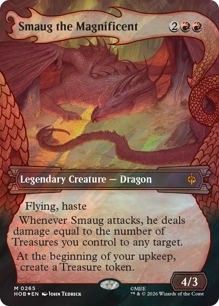 Smaug the Magnificent (Showcase) (Surge Foil) [The Hobbit] - The Mythic Store | 24h Order Processing