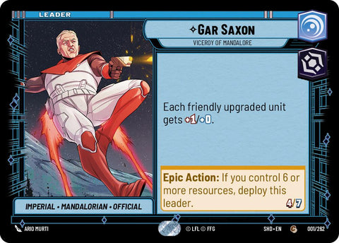 Gar Saxon - Viceroy of Mandalore (001/262) (001/262) [Shadows of the Galaxy] - The Mythic Store | 24h Order Processing