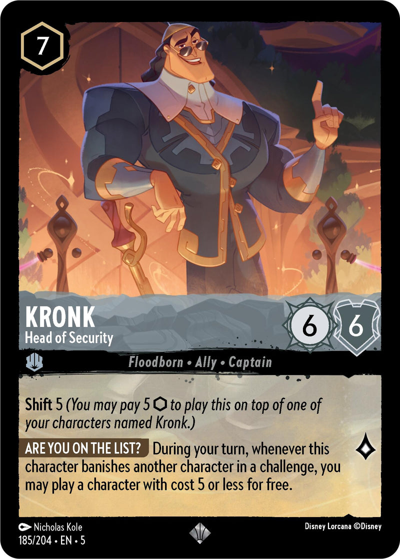 Kronk - Head of Security (185/204) [Shimmering Skies] - The Mythic Store | 24h Order Processing