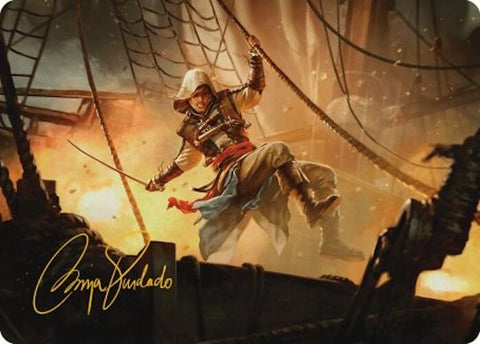 Edward Kenway Art Card (Gold-Stamped Signature) [Assassin's Creed Art Series] - The Mythic Store | 24h Order Processing