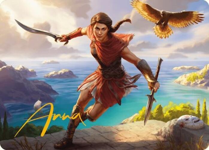 Kassandra, Eagle Bearer Art Card (Gold-Stamped Signature) [Assassin's Creed Art Series] - The Mythic Store | 24h Order Processing