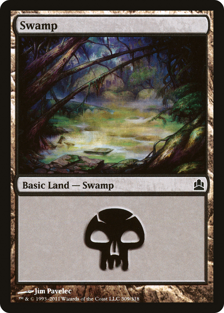 Swamp (309) [Commander 2011] - The Mythic Store | 24h Order Processing