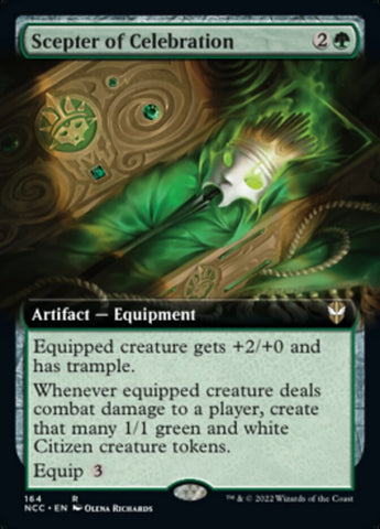 Scepter of Celebration (Extended Art) [Streets of New Capenna Commander] - The Mythic Store | 24h Order Processing
