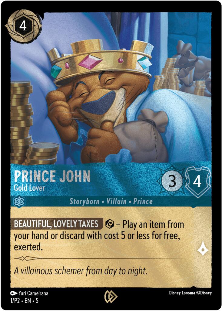 Prince John - Gold Lover (1) [Promo Cards] - The Mythic Store | 24h Order Processing