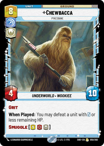 Chewbacca - Pykesbane (050/262) (050/262) [Shadows of the Galaxy] - The Mythic Store | 24h Order Processing