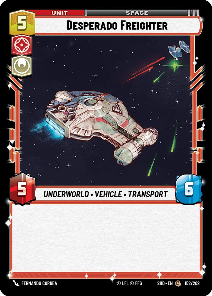 Desperado Freighter (152/262) (152/262) [Shadows of the Galaxy] - The Mythic Store | 24h Order Processing