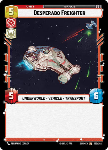 Desperado Freighter (152/262) (152/262) [Shadows of the Galaxy] - The Mythic Store | 24h Order Processing