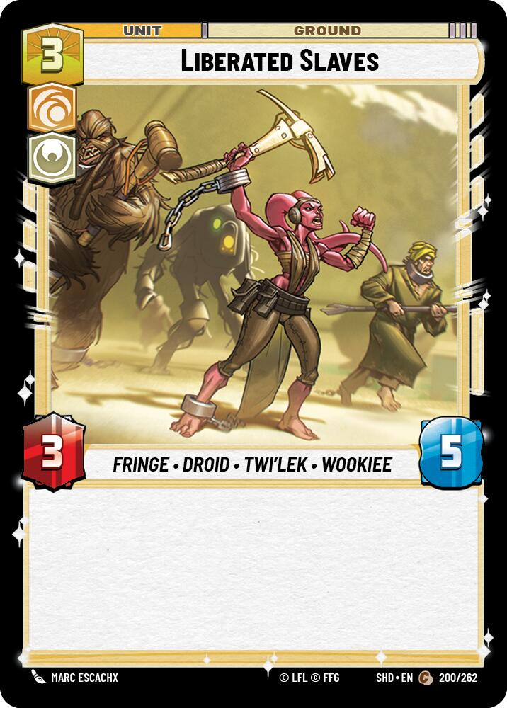 Liberated Slaves (200/262) (200/262) [Shadows of the Galaxy] - The Mythic Store | 24h Order Processing