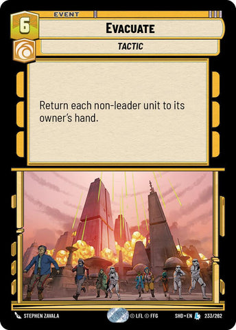 Evacuate (233/262) (233/262) [Shadows of the Galaxy]