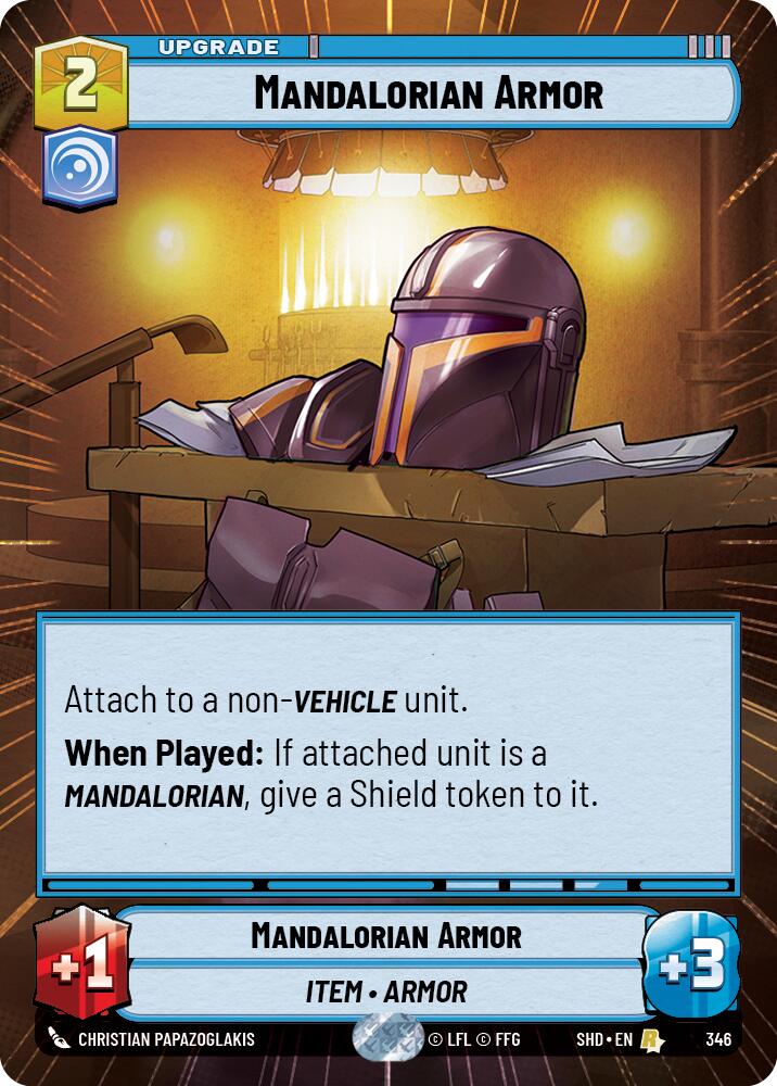 Mandalorian Armor (346) (Hyperspace) (346) [Shadows of the Galaxy] - The Mythic Store | 24h Order Processing
