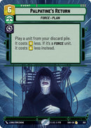 Palpatine's Return (363) (Hyperspace) (363) [Shadows of the Galaxy] - The Mythic Store | 24h Order Processing