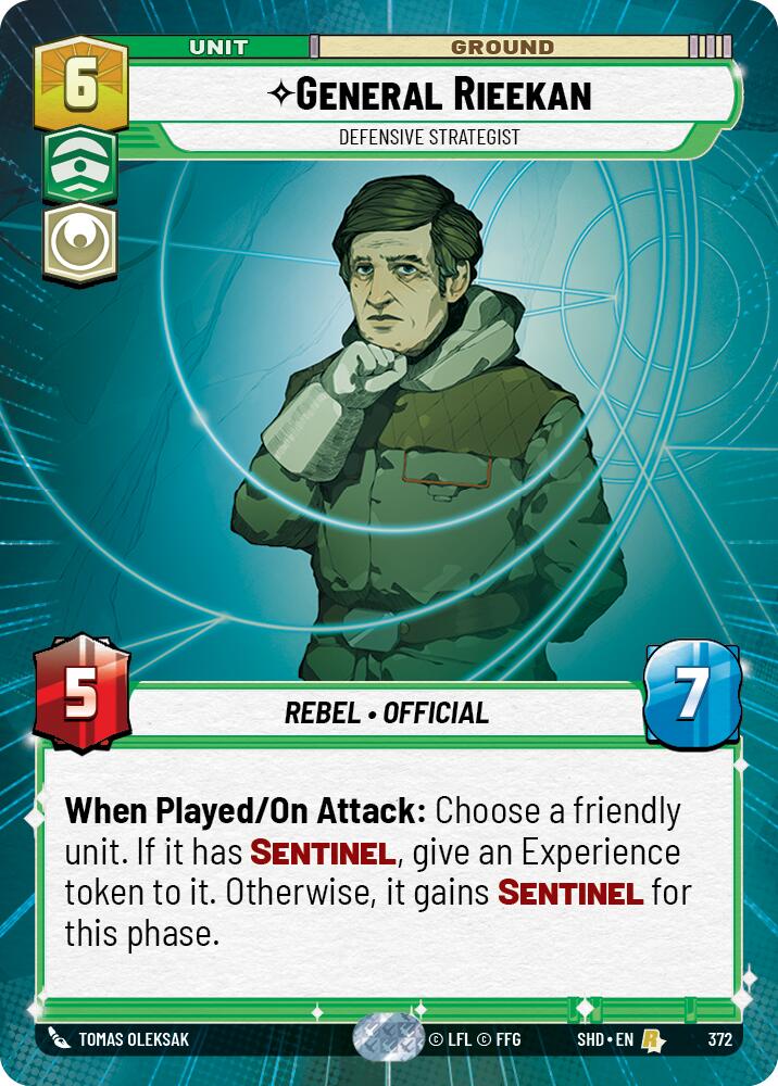 General Rieekan - Defensive Strategist (372) (Hyperspace) (372) [Shadows of the Galaxy] - The Mythic Store | 24h Order Processing