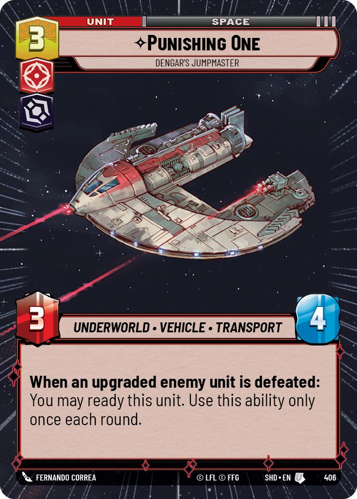 Punishing One - Dengar's Jumpmaster (406) (Hyperspace) (406) [Shadows of the Galaxy] - The Mythic Store | 24h Order Processing