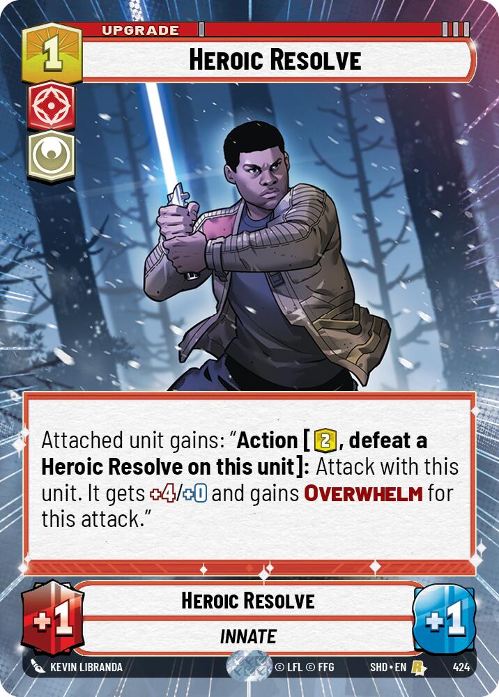 Heroic Resolve (424) (Hyperspace) (424) [Shadows of the Galaxy] - The Mythic Store | 24h Order Processing