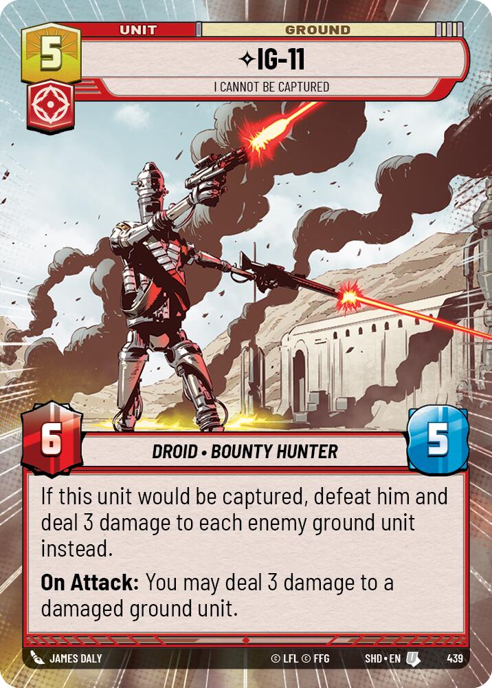 IG-11 - I Cannot Be Captured (439) (Hyperspace) (439) [Shadows of the Galaxy] - The Mythic Store | 24h Order Processing