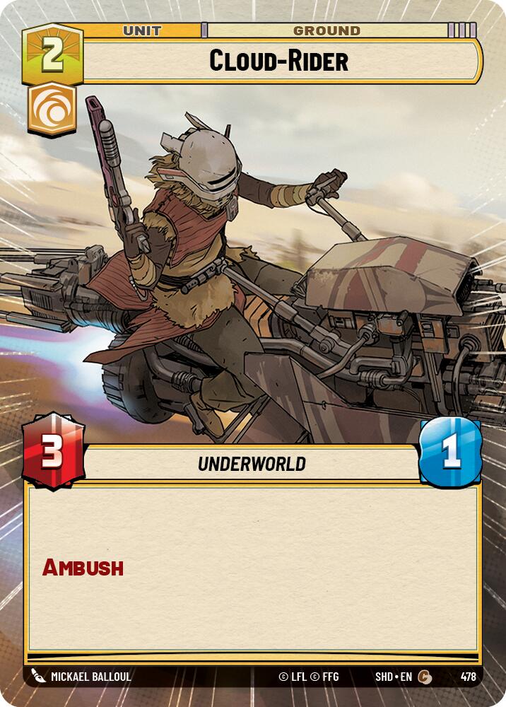 Cloud-Rider (478) (Hyperspace) (478) [Shadows of the Galaxy] - The Mythic Store | 24h Order Processing