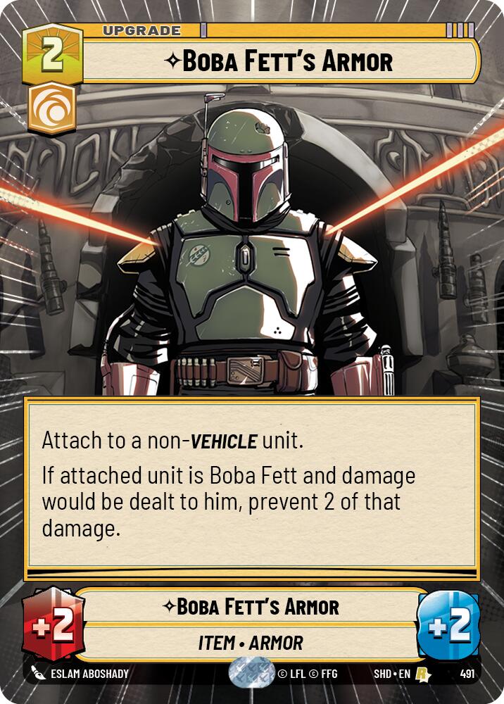 Boba Fett's Armor (491) (Hyperspace) (491) [Shadows of the Galaxy] - The Mythic Store | 24h Order Processing