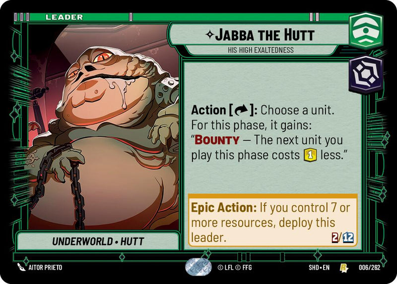 Jabba the Hutt - His High Exaltedness (006/262) [Shadows of the Galaxy] - The Mythic Store | 24h Order Processing