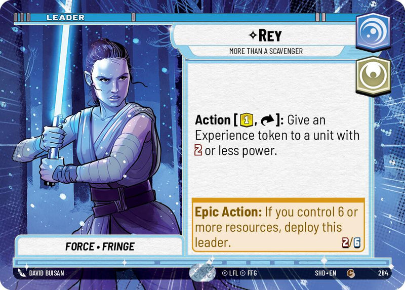 Rey - More Than a Scavenger (Hyperspace) (284) [Shadows of the Galaxy] - The Mythic Store | 24h Order Processing