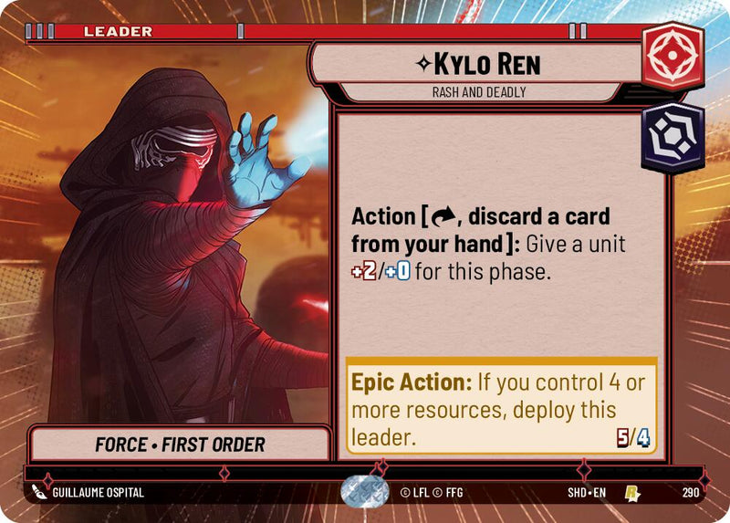 Kylo Ren - Rash and Deadly (Hyperspace) (290) [Shadows of the Galaxy] - The Mythic Store | 24h Order Processing