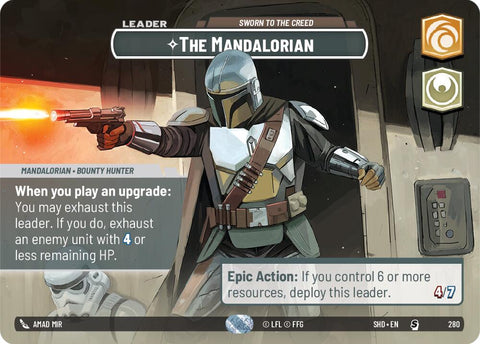 The Mandalorian - Sworn To The Creed (280) (Showcase) (280) [Shadows of the Galaxy] - The Mythic Store | 24h Order Processing