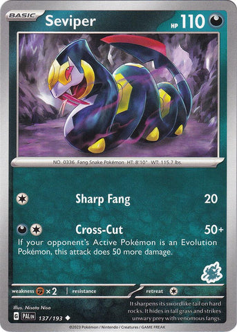 Seviper (137/193) (Darkrai Deck) [Battle Academy 2024] - The Mythic Store | 24h Order Processing