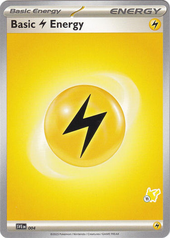 Basic Lightning Energy (004) (Pikachu Stamp #11) [Battle Academy 2024] - The Mythic Store | 24h Order Processing