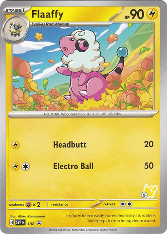 Flaaffy (108) (Pikachu Stamp #5) [Battle Academy 2024] - The Mythic Store | 24h Order Processing