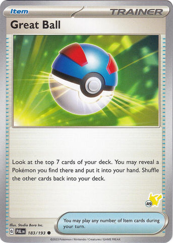 Great Ball (183/193) (Pikachu Stamp #49) [Battle Academy 2024] - The Mythic Store | 24h Order Processing