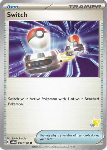 Switch (194/198) (Pikachu Stamp #36) [Battle Academy 2024] - The Mythic Store | 24h Order Processing