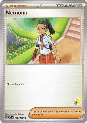 Nemona (180/198) (Pikachu Stamp #42) [Battle Academy 2024] - The Mythic Store | 24h Order Processing