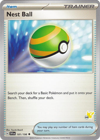 Nest Ball (181/198) (Pikachu Stamp #44) [Battle Academy 2024] - The Mythic Store | 24h Order Processing